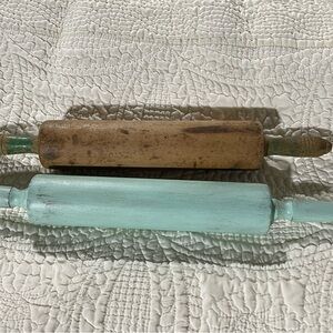 Vintage Wooden Rolling Pins Set
